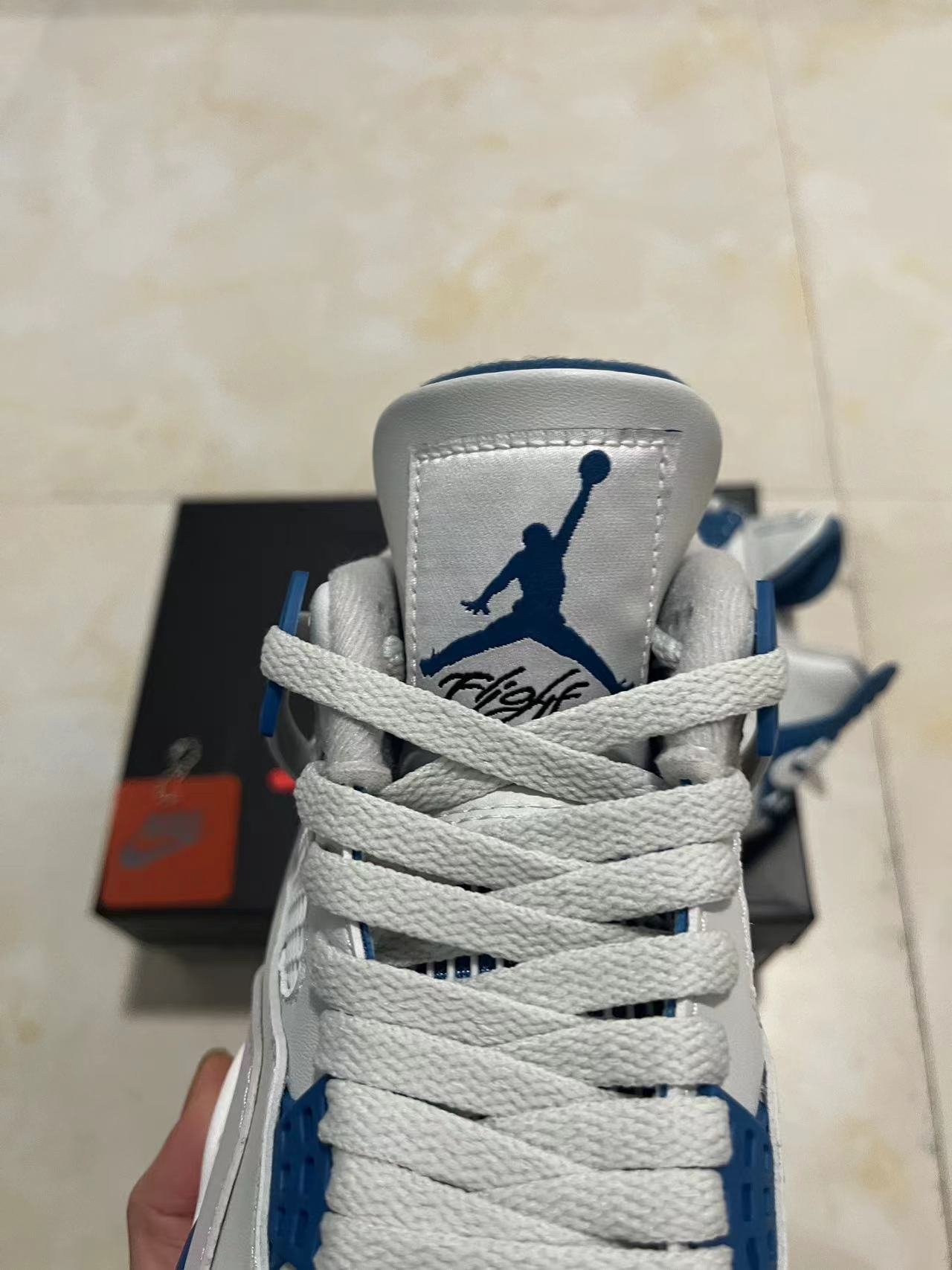 C- Air Jordan 4 Militar0y Blue FV5029-14136-475 - Image 1