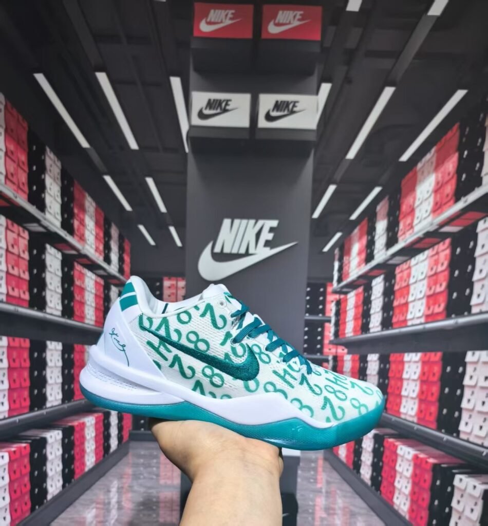 Pure original Kobe 8th generation real carbon double air cushion green 39-46