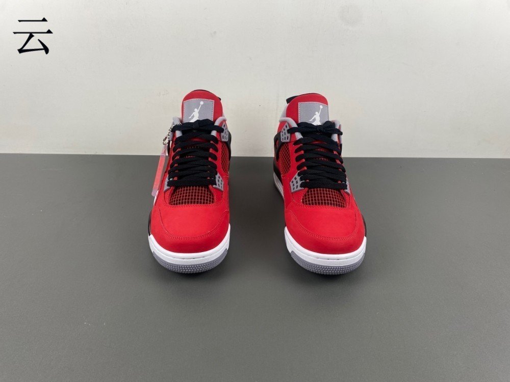 12th Edition Jordan 4th Generation Air Jordan 4 Retro Toro Bravo Red Bull Item No. 308497-603 Original Version 1242 Number 7-14 Shipment 46