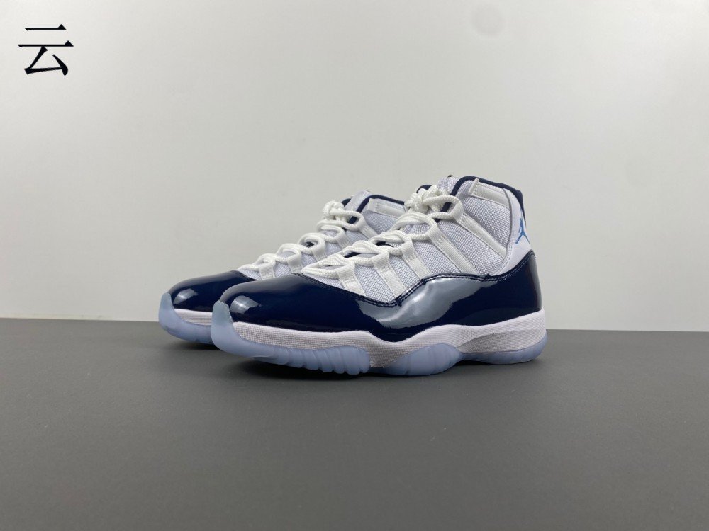 A1 version of Jordan 11 Air Jordan 11 Midnight Nav white navy blue item number 378037-123 original version A1 42 number 714 shipped 46