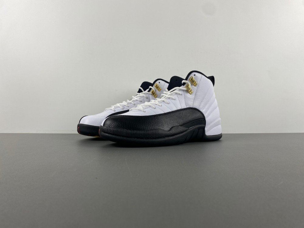 Y version of Jordan 12 _Air Jordan 12Taxi AJ12 white black gold buckle item number 130690-125 original version Y40 number 7-13 shipped 42