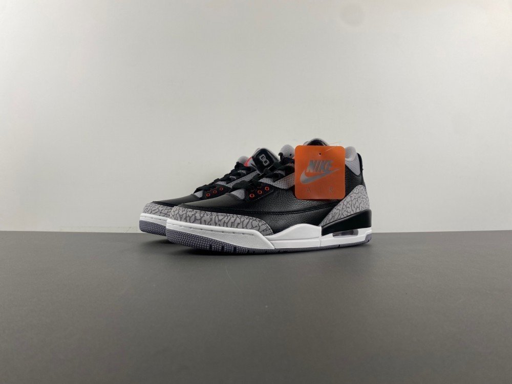 D version Vietnam version Jordan 3 generation Air Jordan 3 OG Black Cement2024 replica black cement color item number DN3707-010 original version D39 number 7-14 shipped 41