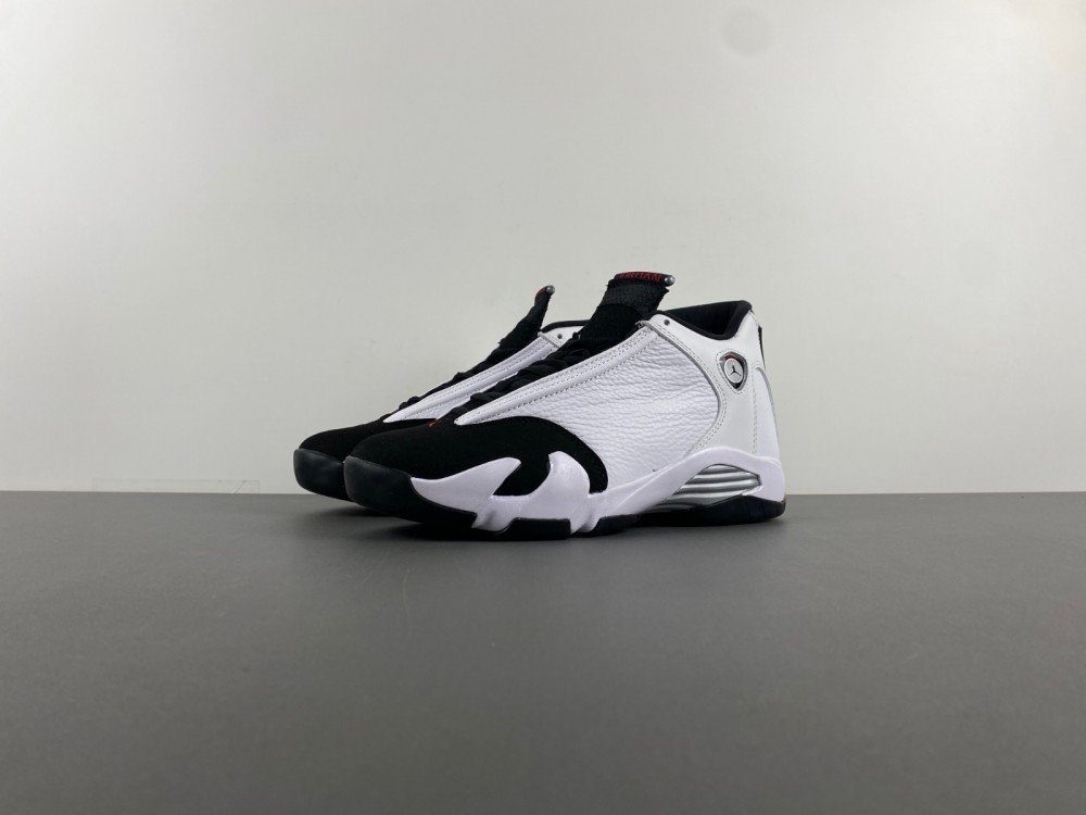 Updated version A Jordan 14 generation Air Jordan 14 Black Toe2014 replica black toe item number 487471-160 Original updated version A40 number 7-13 shipped 45
