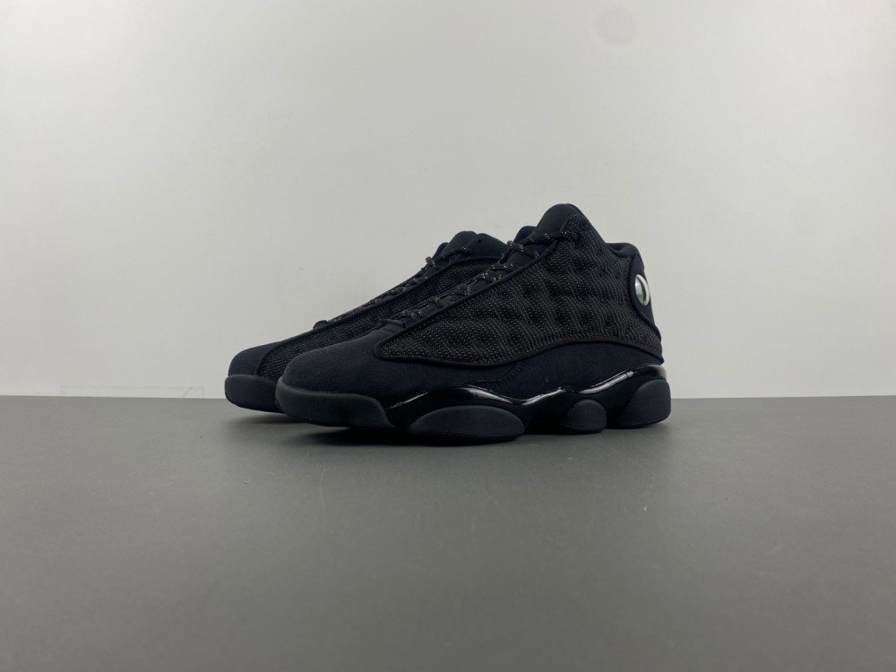 Y version of Jordan 13 Air Jordan 13 Black Cat Black Cat Reflective Item No. 414571-011 Original version Y49 number 7-13 shipped 51