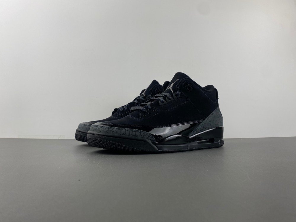 M version of Jordan 3 Air Jordan 3 Black Cat replica Black Cat item number CT8532-001 original version M40 number 36-485 shipped 43