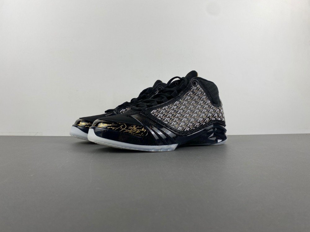 R version trophy room x Air Jordan 23 Retro x27Black all black gold item number 853336-023 original version R38 number 40-475 shipped 40