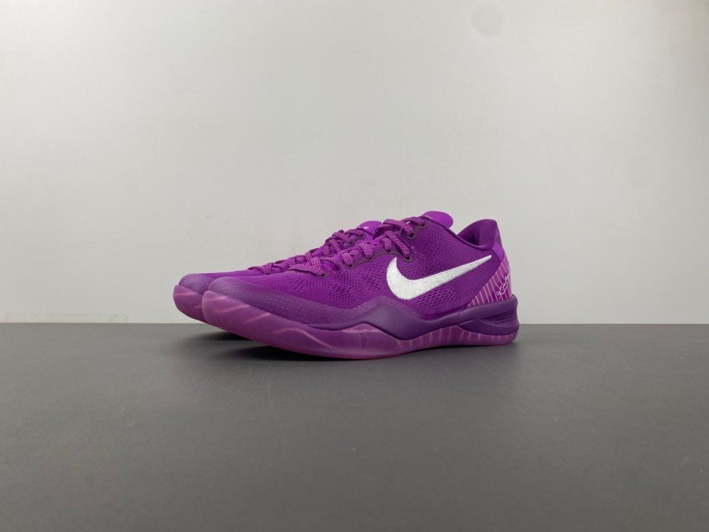 12th version of Kobe Bryant 8th generation Nike Kobe 8 PROTRO EYBL purple and white item number HJ7265-500 original version 1243 number 7-14 shipped 46