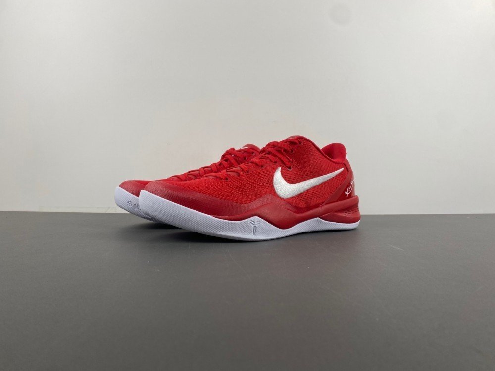 12th version of Kobe Bryant 8th generation Protro x27University Redx27 all red and white item number HF9550-600 original version 12 37 number 7-14 shipped 42