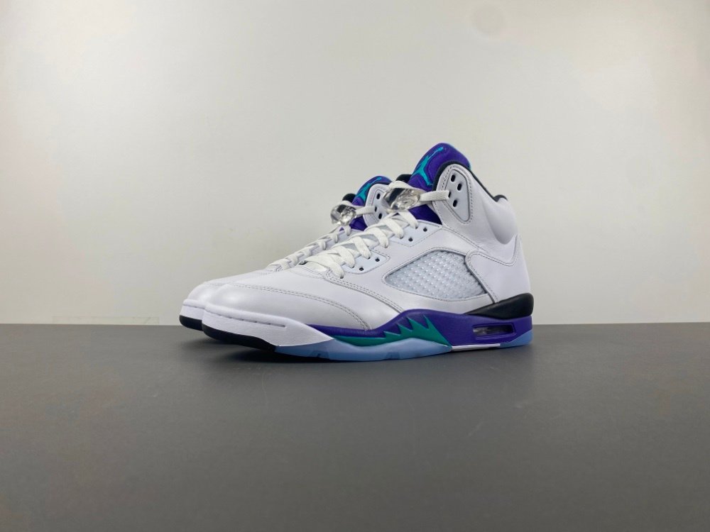 Jordan 5th Generation Air Jordan 5 OG Replica White Grape Ice-Jade Item No. HQ7978-100 Release Date April 19, 2025 Original Imported Materials 43 Number 75-13 Shipping 46