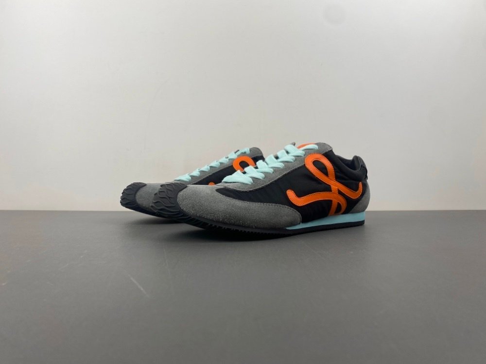 X2 version Loewe nylon Ballet Runner 20 suede black gray jade orange rubber color item number LLBR282X01 original version X230 number 35-45 shipped 31