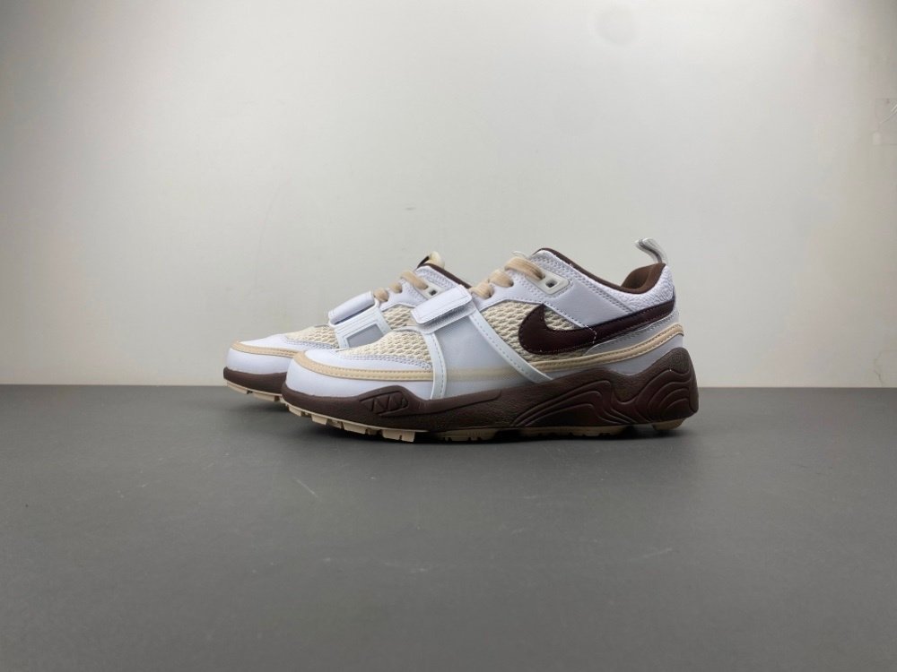 HTravis Scott x Nike Zoom Field Jaxx x27Light Chocolatex27  x27x27HQ3073-100 2740-4512
