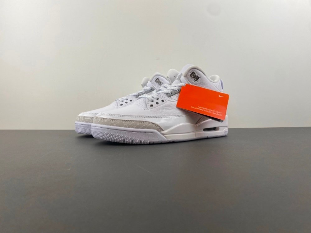 F version of Jordan 3 Air Jordan 3 Pure Money 2025 re-engraved crack pattern item number CT8532-111 release date July 5th original version F41 number 7-14115 shipped 43