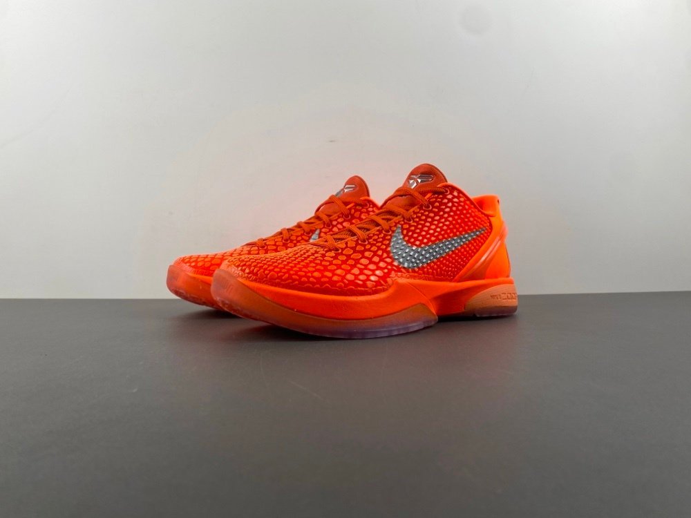 12th version of Nike Nike Kobe 6 Protro Total Orange Orange Red Silver Swoosh Item No. IH1871-800 Release Date June 18 Original Version 1243 Number 40-485 Shipment 46