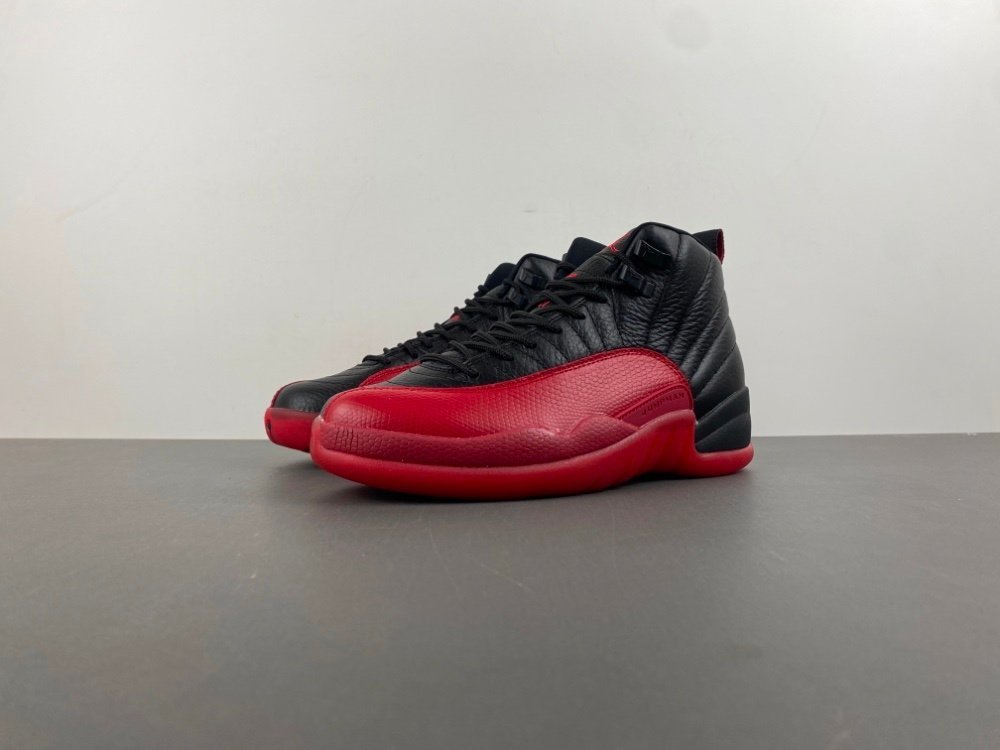Women's shoes Y version Air Jordan 12 Retro GS x27 flu game x27 2025 replica women's shoes black red item number 153265-002 original version Y37 number 36-39 shipped 39