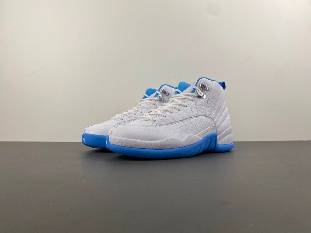 Women's shoes Y version Air Jordan 12 Retro white and university blue GS women's shoes white jade color item number 153265-112 original version Y37 number 36-39 shipped 39