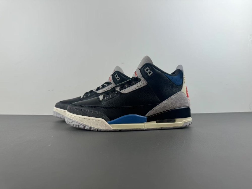 Hupu version 31Air Jordan 3 OG Rare Air Xiyou air black blue gray red item number IB8967-004 Hupu version 3143 number 75-13 shipped 46