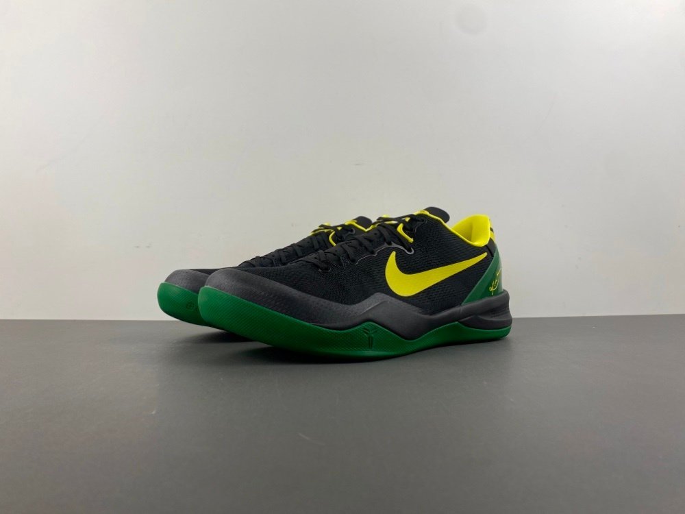 Version 12 Kobe 8 Protro University of Oregon Black Green Yellow Item No. HQ3138-800 Original Version 1239 Number 7-14 Shipment 43