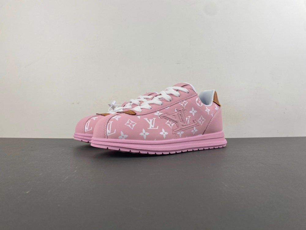 XL version of Louis Vuitton LV Forrest Gump pink LV letter leather color original version XL25 number 36-48 shipped 27