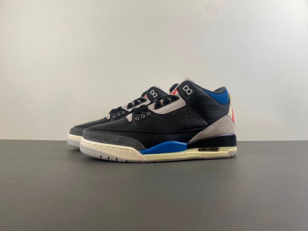 God version 1 Jordan 3 generation Air Jordan 3 OG Rare Air Xiyou air black blue gray red item number IB8967-004 original God version 139 number 7-14 shipped 41