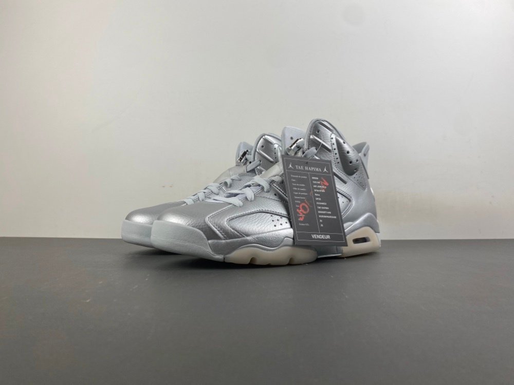 LS version Air Jordan 6 PSG Paris Silver Item No. IQ5135-001 Original version LS36 number 7-14 shipped 37
