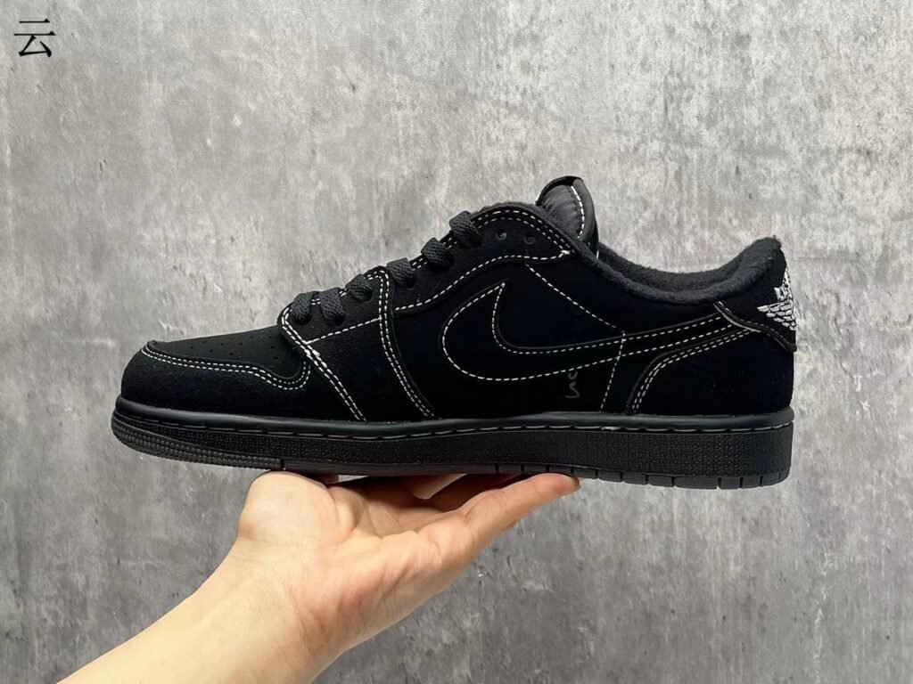 Travis Scott x Jordan 1 Low OG quotBlackPhantomquot   DM7866-00136-47
