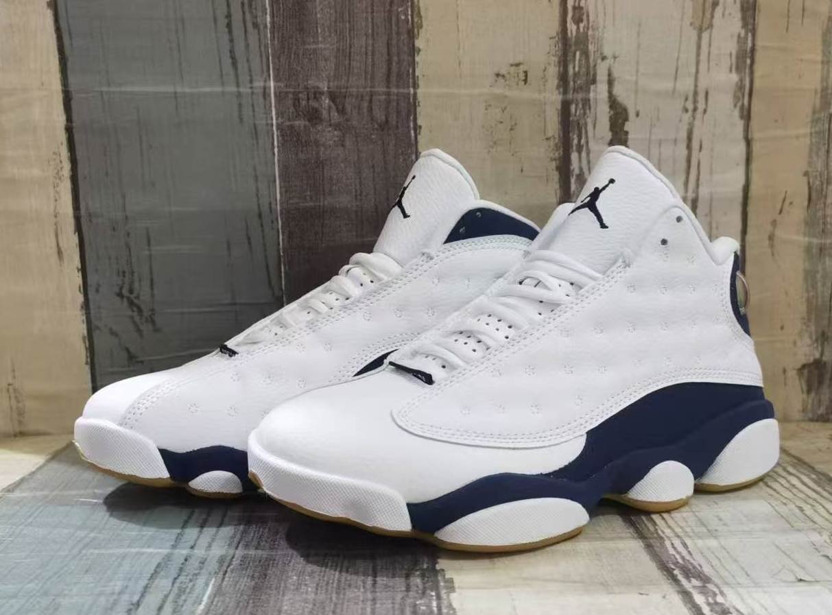 Currency JORDAN 13 white dark blue men's shoes xl 40--47 - Image 1
