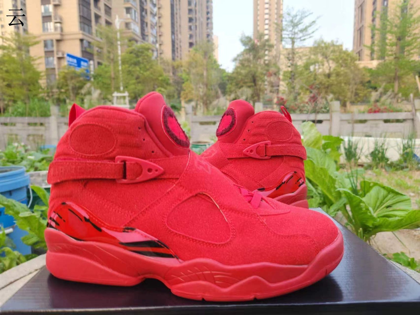 AJ8 Valentine's Day All Red - Image 1