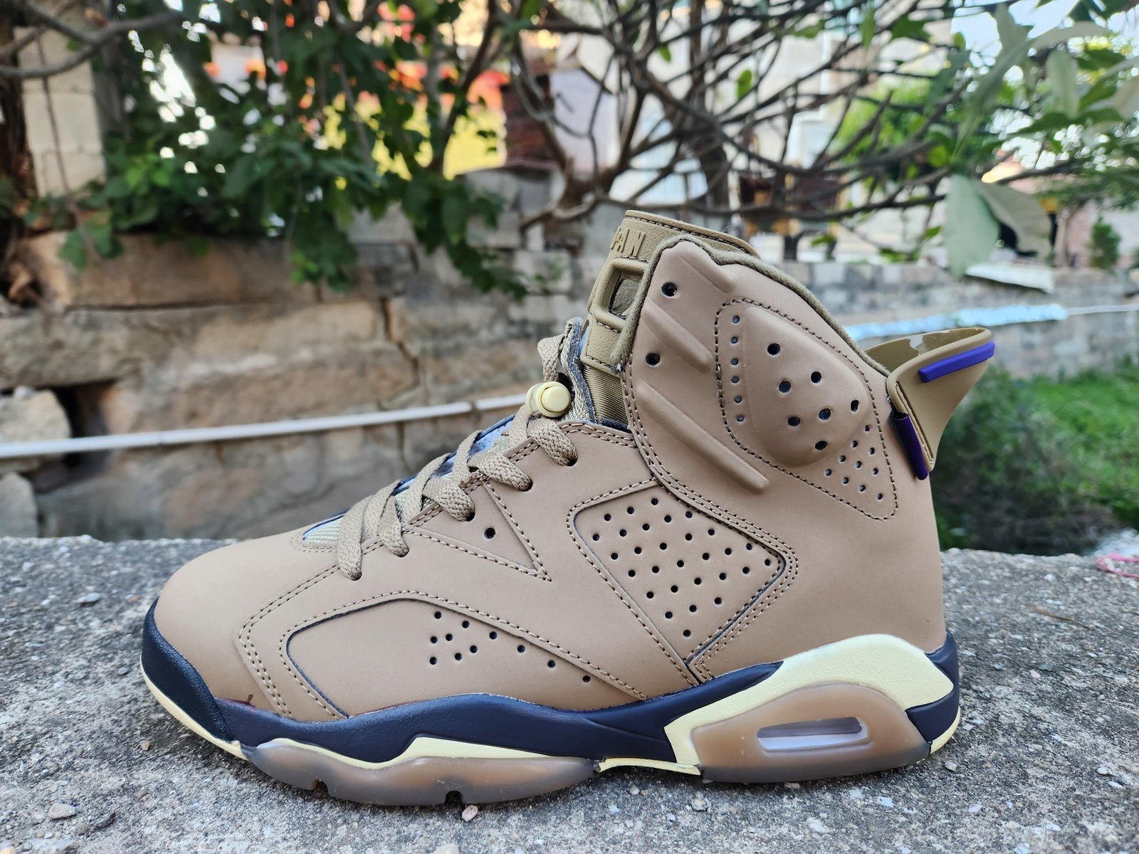 Ordinary Air Jordan 6 Joe 6 high top brown 40---47 - Image 1