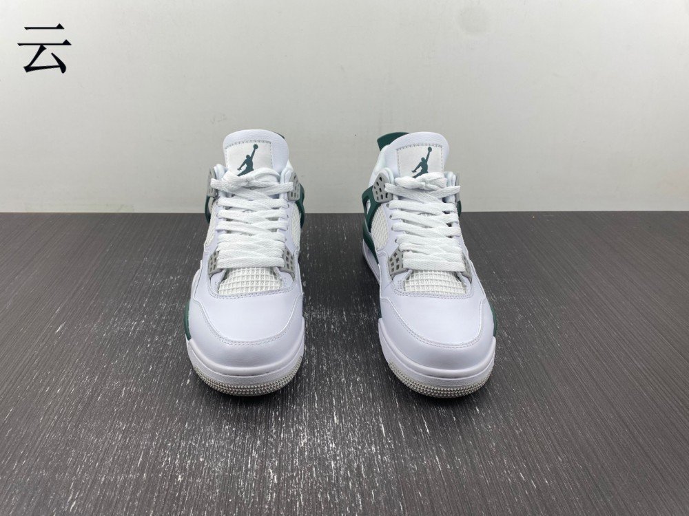 HJ Jordan 4th Generation Air Jordan 4 Oxidized Green Nike White Green Gray Item No. FQ8138-103 Release Date May 25th Top Leather HJ Version 33 Number 4-14 Shipping 35