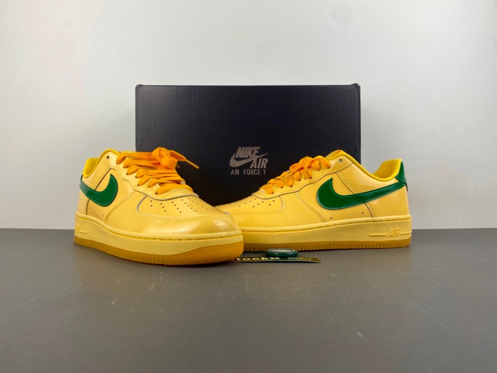 Nike Air Force 1 Low 'Patent Leather Topaz Gold