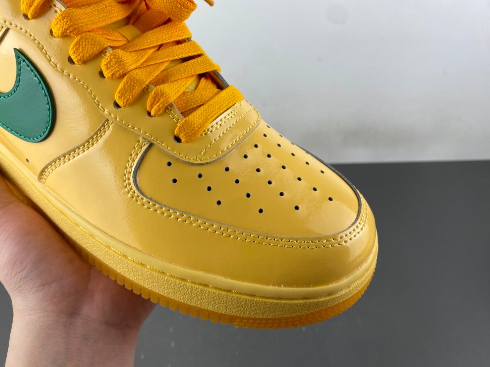 Nike Air Force 1 Low 'Patent Leather Topaz Gold