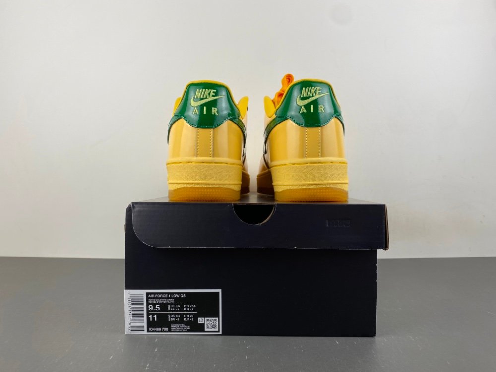 Nike Air Force 1 Low 'Patent Leather Topaz Gold