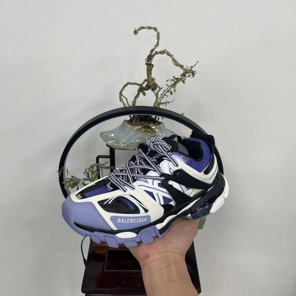 Balenciaga third generation white and purple