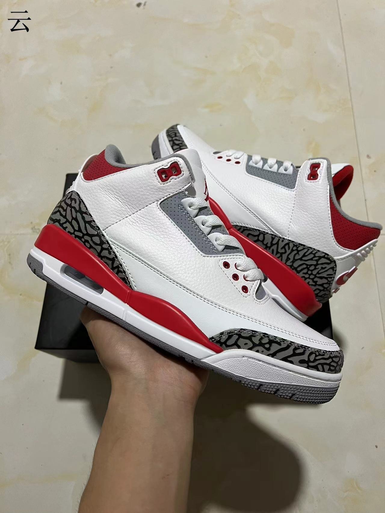 CH-Air Jordan 3 Fire RedDN3707-160  36-475 - Image 1