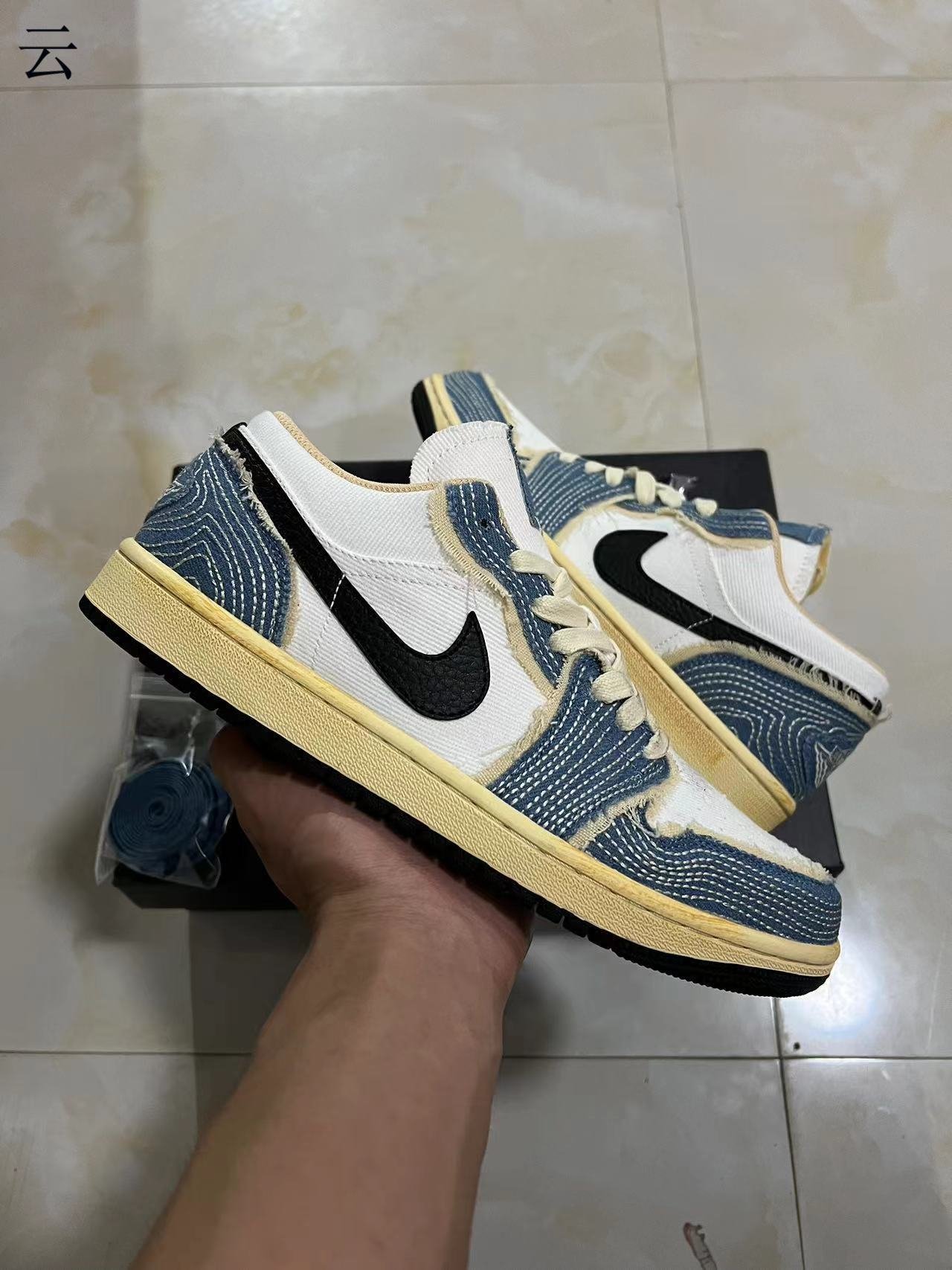 C-Air Jordan 1 Low SashikoFN7670-493  36-46 - Image 1