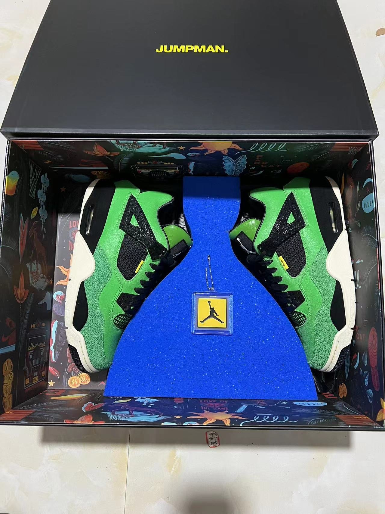 12th Edition Jordan 4th Generation Air Jordan Limited 150 Double Band Numbered AJ4 Manila Limited Draw Original Version 1255 Number 7-14 - Image 1