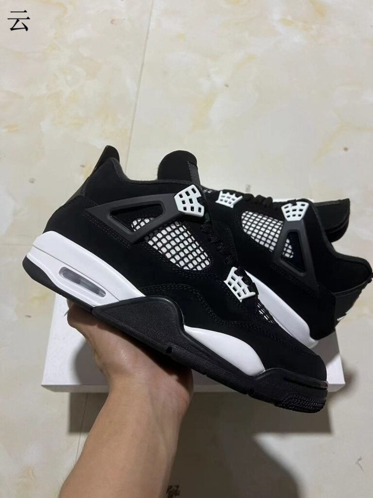 Air Jordan 4 White Thunder  BlackWhite-Black  FQ8138-001  C36-475
