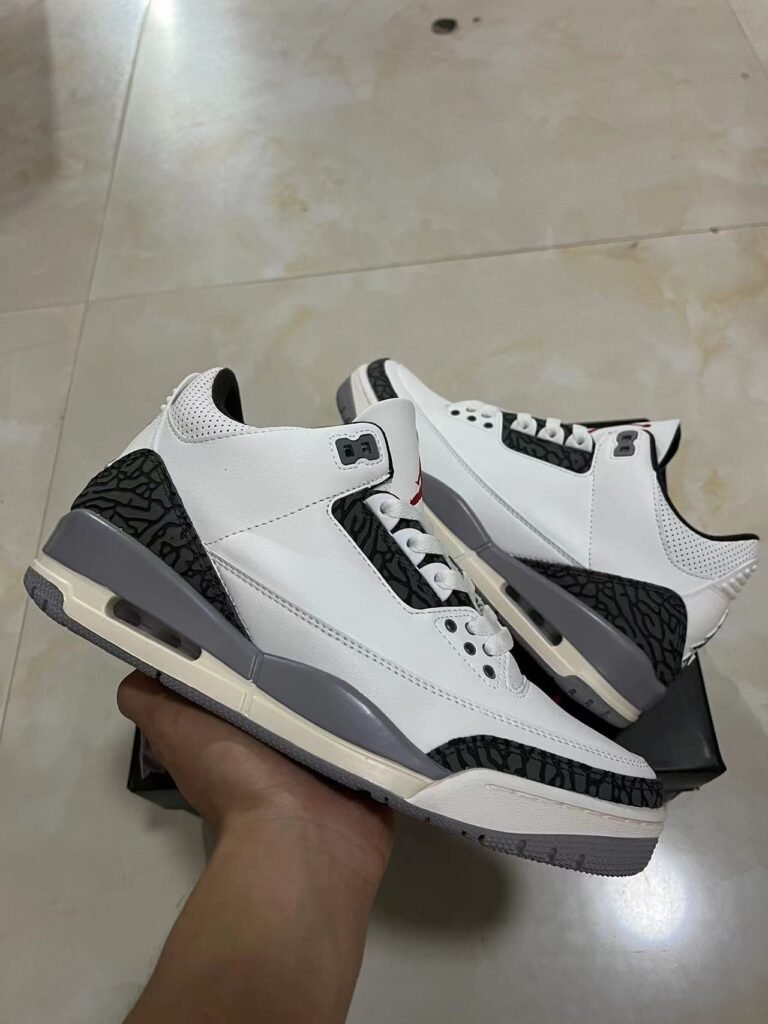 D1-Air Jordan 3quotCement GreyquotCT8532-106 36-47