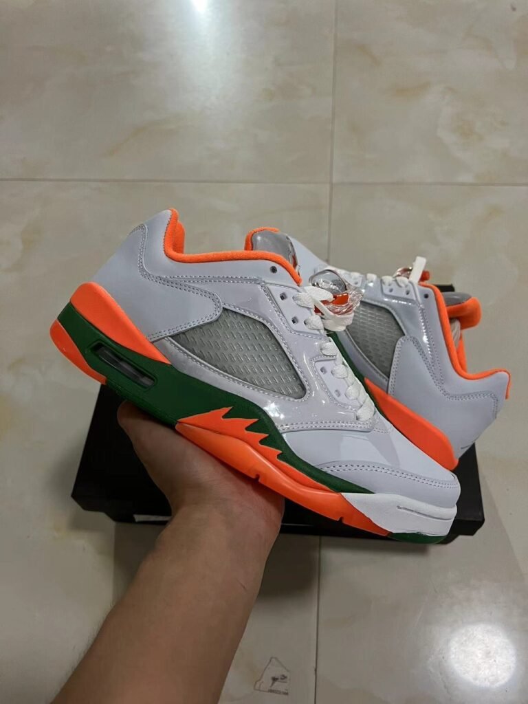 Y- Air Jordan 5 GS Miami HurricanesFQ1293-018 36-47