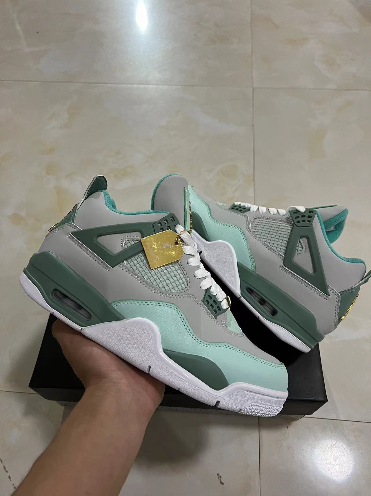 QC- Air Jordan 4 RETRO308497 100 36-47 - Image 1