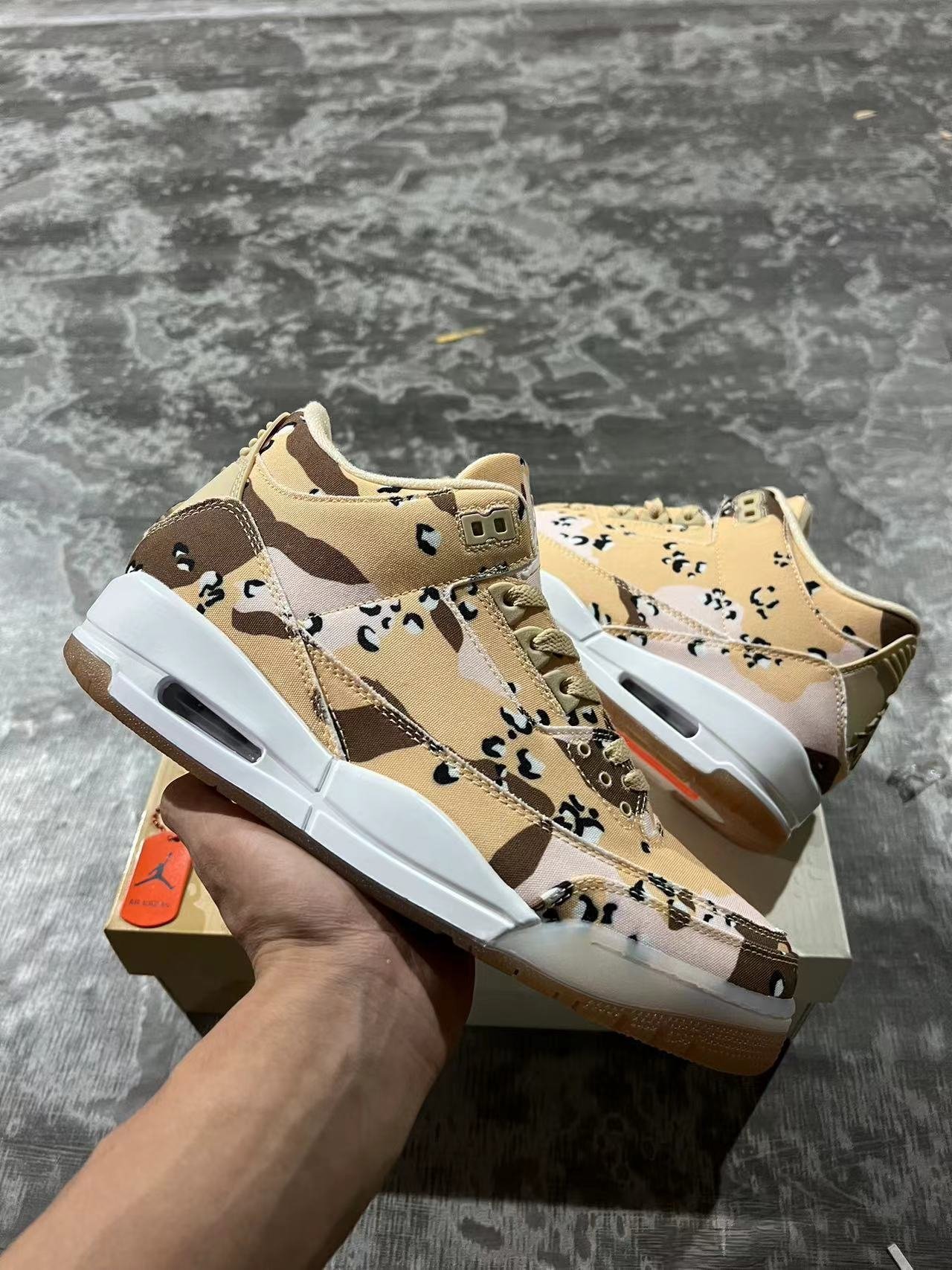 80- Air Jordan 3 Desert Camo HM4301200  36-475 - Image 1