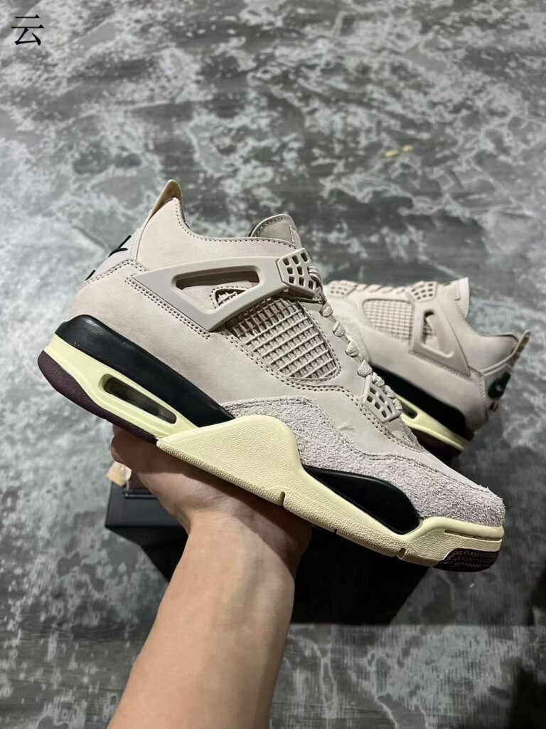 F2-X4 A Ma Maniere x Air Jordan 4 quotFossil Stonequot FZ4810-200 40-47