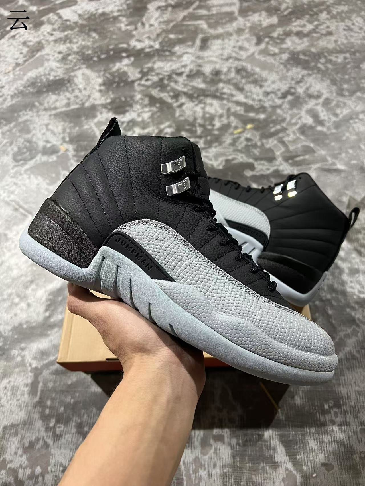 15-8Air Jordan 12 Wolf Grey CT8013-010 40-47 - Image 1
