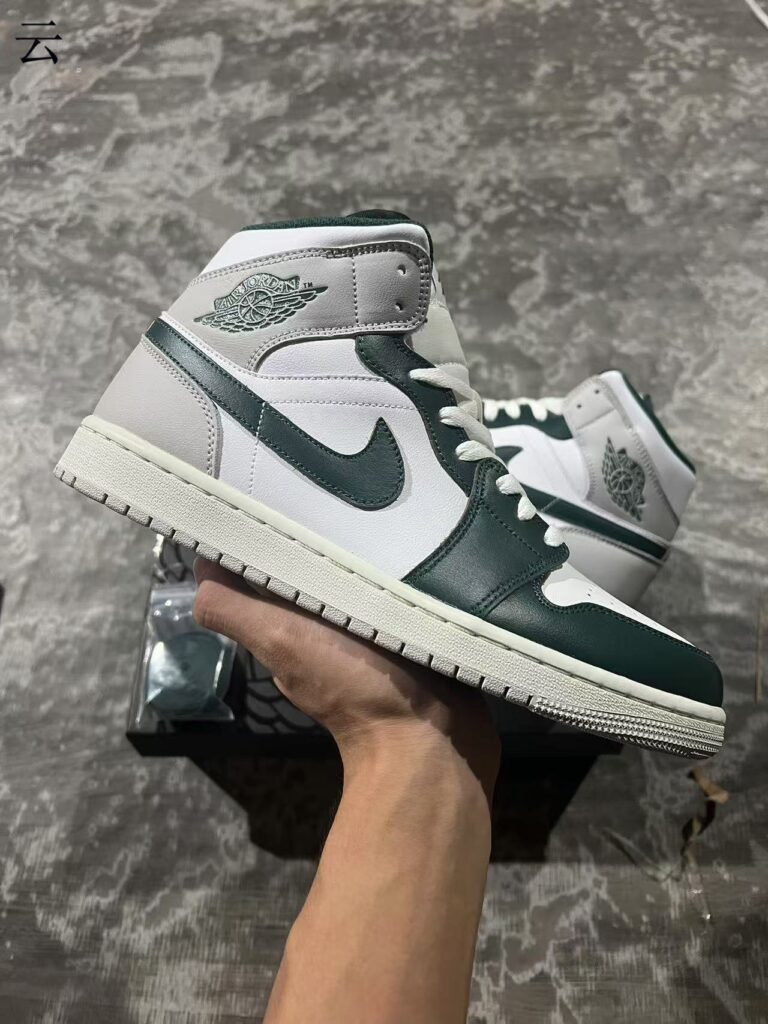 F-Air Jordan 1 Mid Oxidized GreenFQ7720-103  36-46