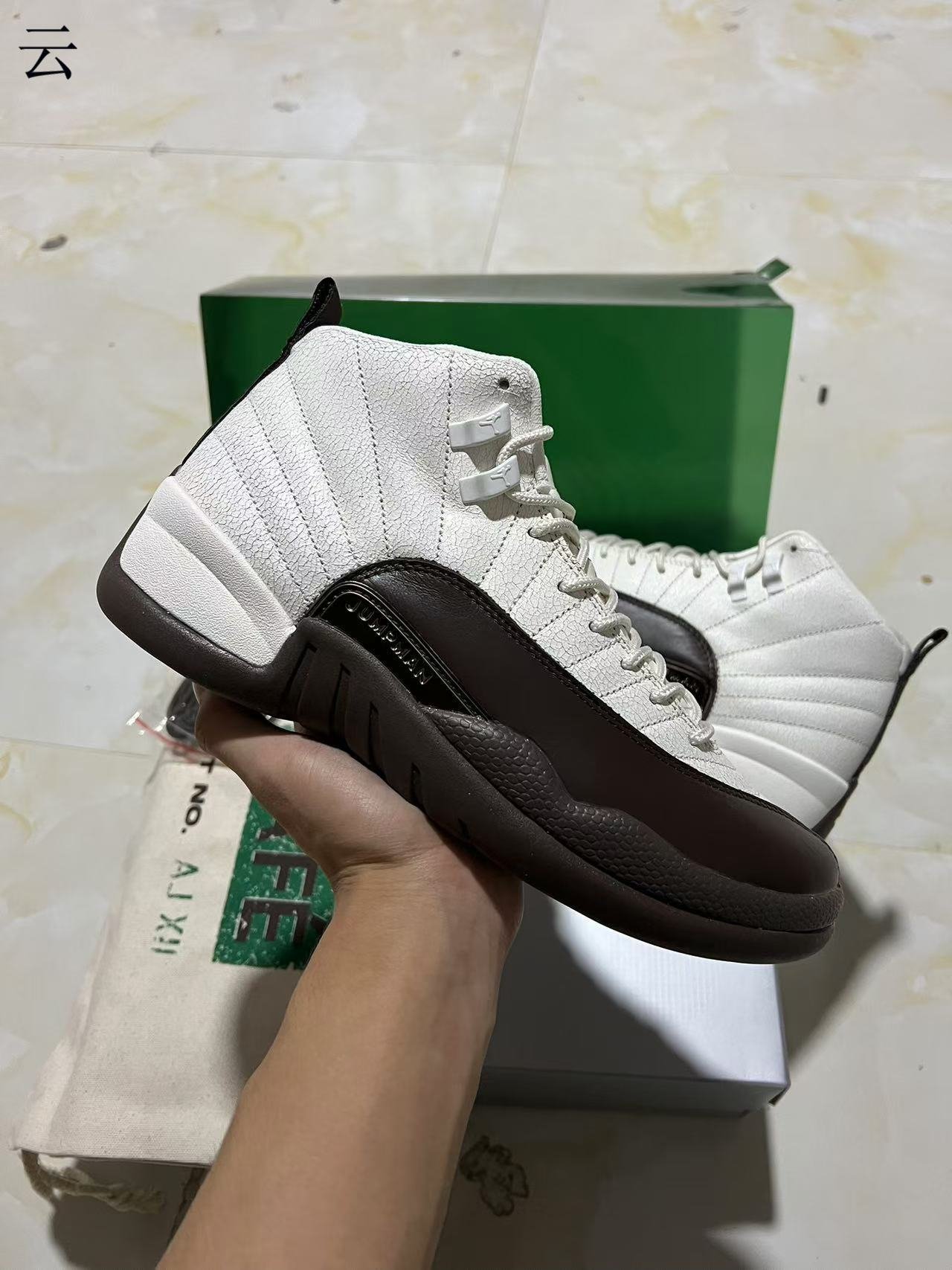 15- SoleFly x Air Jordan 12 Baroque BrownFZ5026-100  40-475 - Image 1