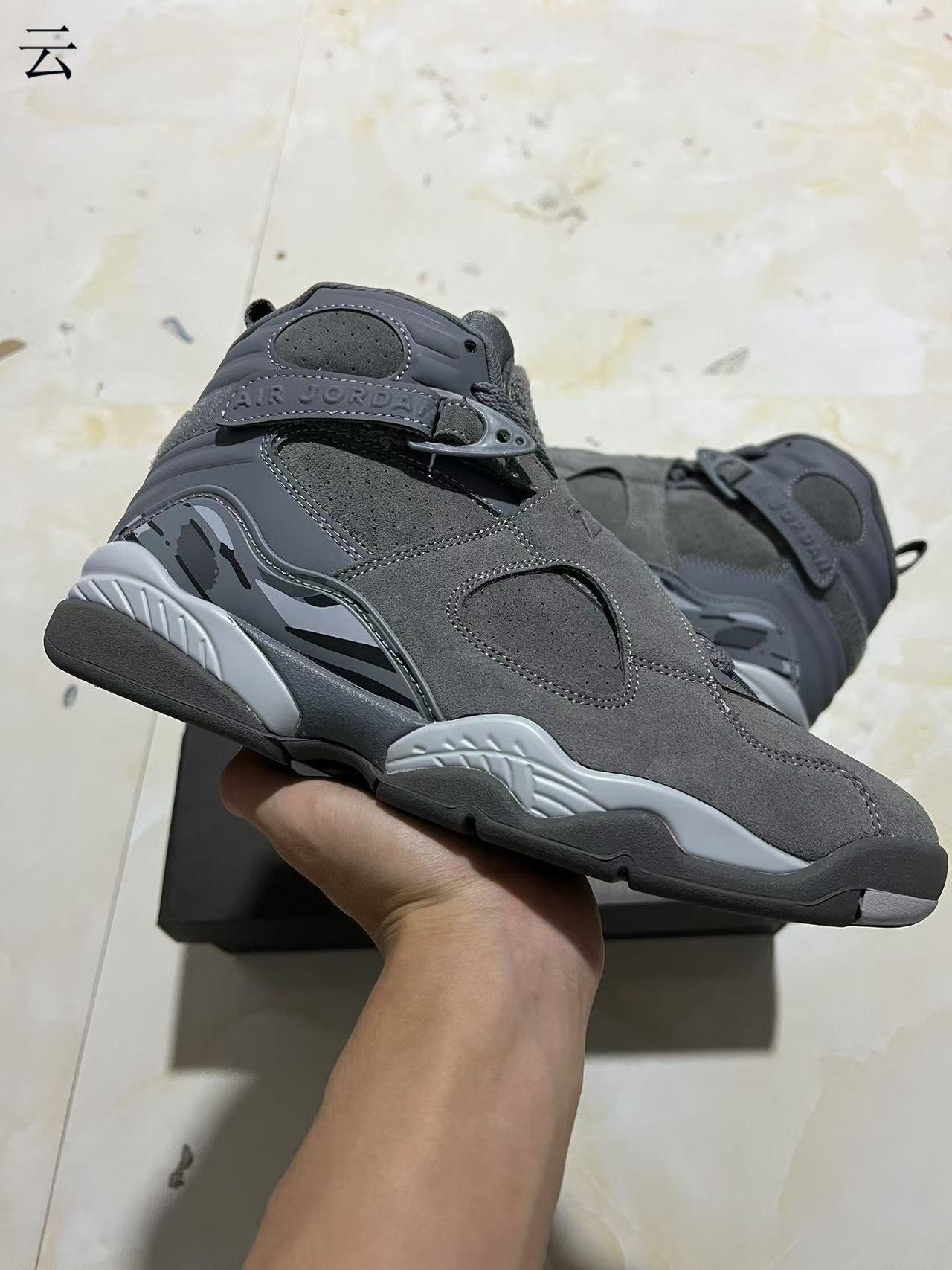 59-Air Jordan 8 Cool Grey305381 014 40-48 - Image 1