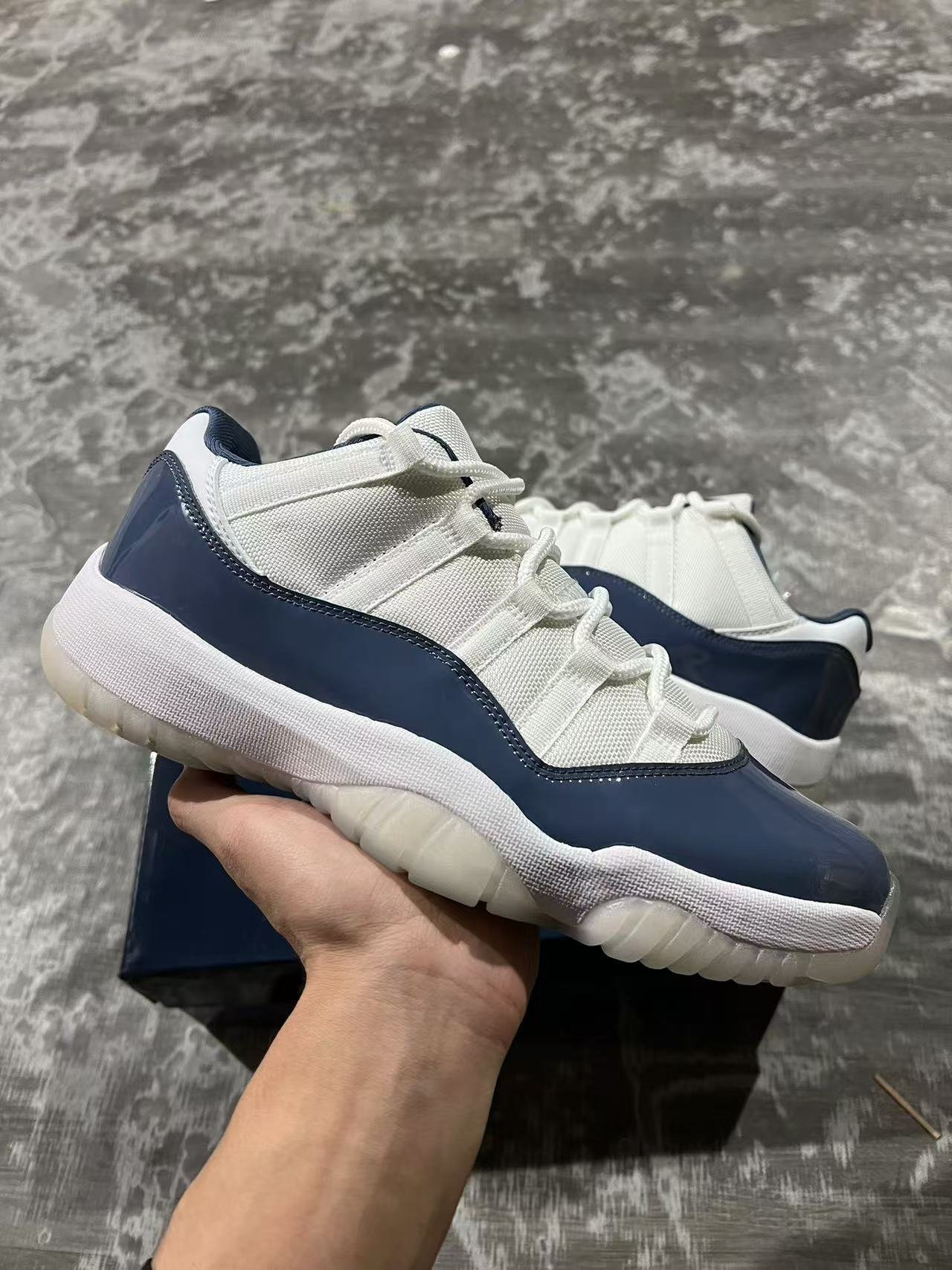 N-Air Jordan 11 LowDiffused BlueFV5104 104  40-47 - Image 1
