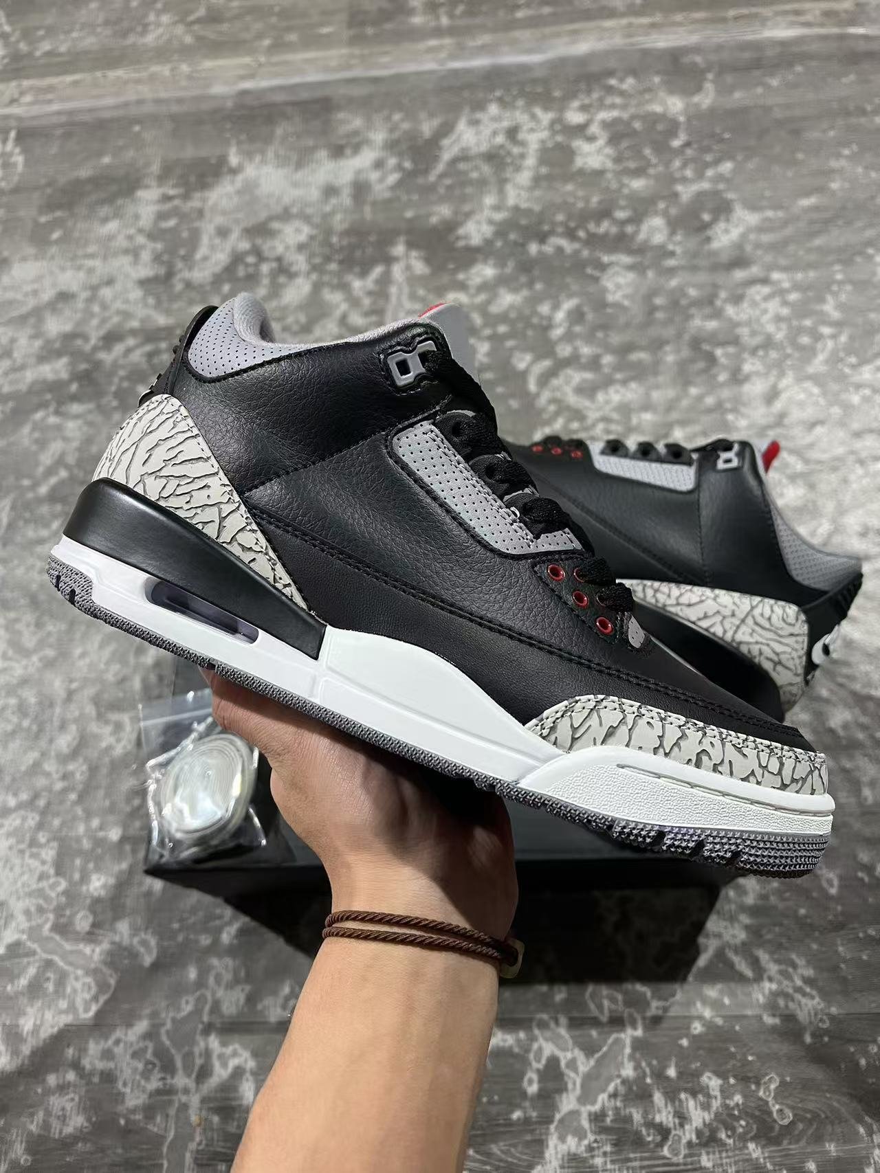 Air Jordan 3 Retro Black Cement854262-00136-47 - Image 1