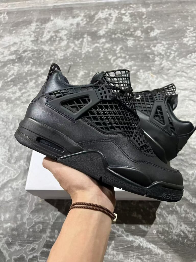 c-New Jordan Air Jordan 4Net wear-resistant mid-top retro basketball shoes black item number FV7251 001 c size 36-47