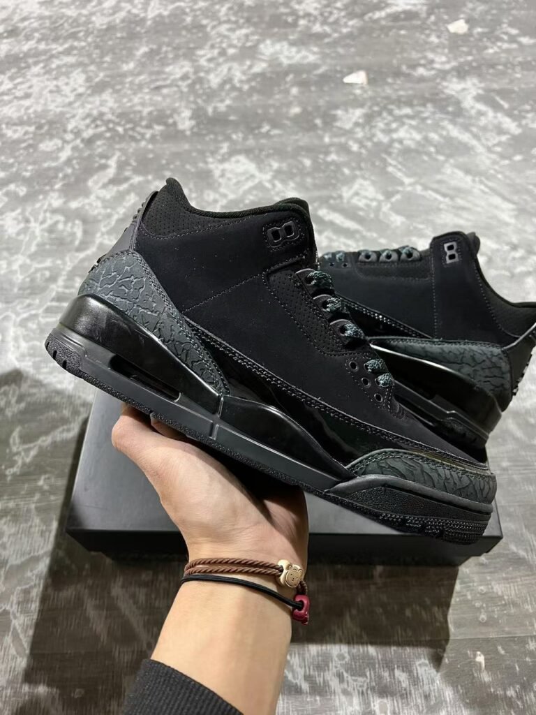 DD-Air Jordan 3 Black CatCT8532-00140-475